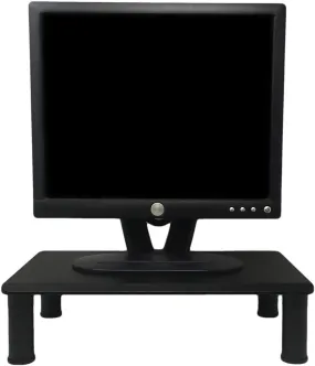 Height Adjustable Monitor Riser for Computer Desk, 17" x 11" Platform