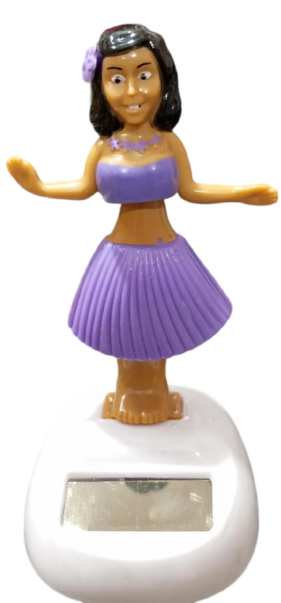 Hula Solar Powered Hula Girl Bobble Head Dolls,Funny Hawaii Dancing Toys for Car Dashboard Ornaments Decoration&Gifting Purpose Home Decor Accessories (Solar Doll) Small 4.5 Inches.