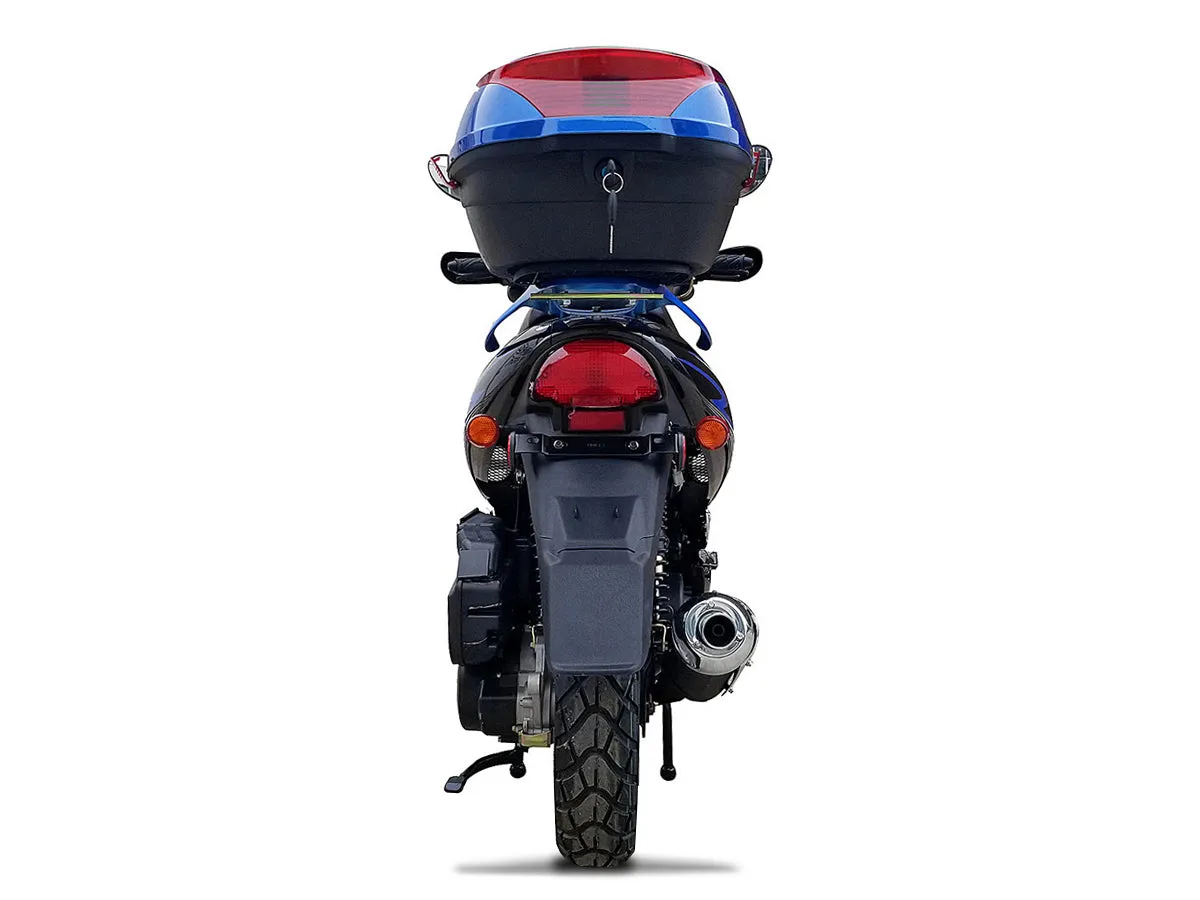 Ice Bear ALDO PMZ150-11 150cc Automatic Scooter, Lockable Under Seat and Color Matched trunk