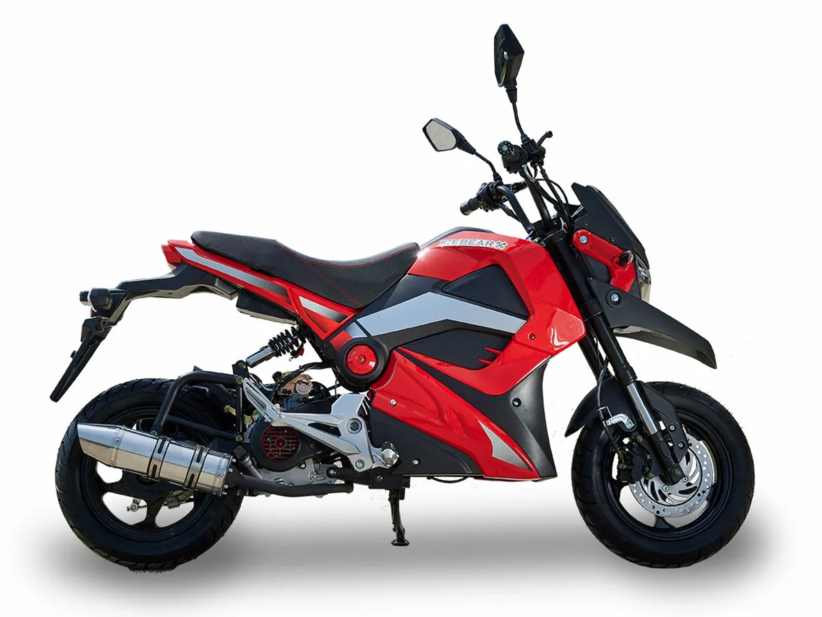 Ice Bear Evader M5, 50cc. automatic trans, full light package, telescoping front forks, electric start