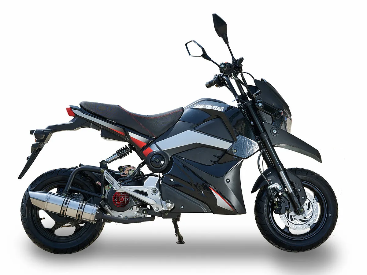 Ice Bear Evader M5, 50cc. automatic trans, full light package, telescoping front forks, electric start