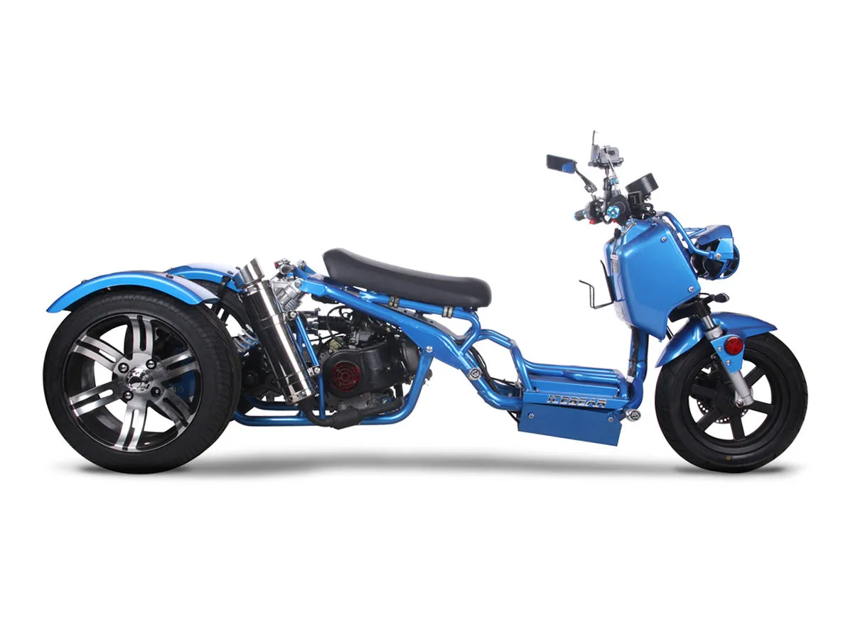 Ice Bear Maddog PST50-19N 50 Trike. Automatic, Electric Start, 49.5cc Moped Scooter