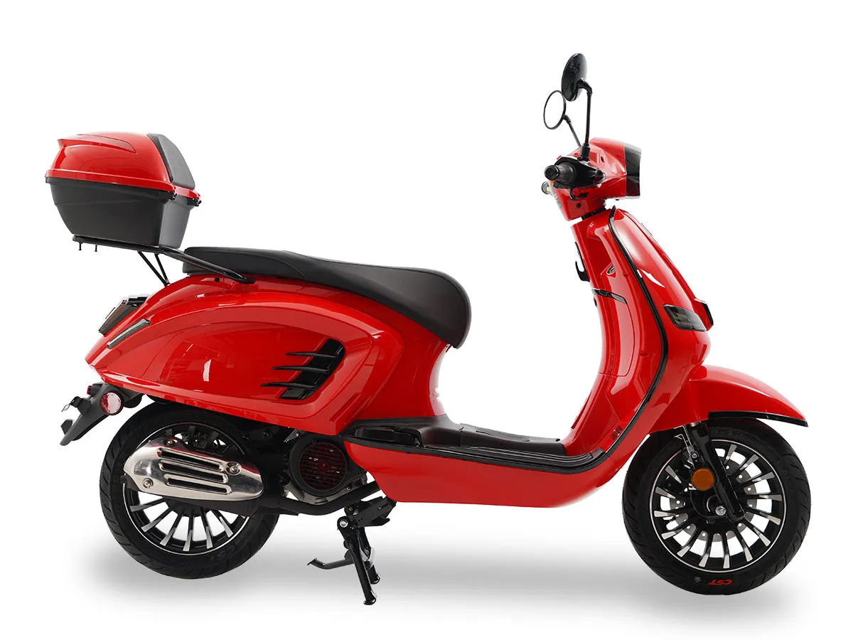 Ice Bear PMZ150-16 Classic. 150cc, Automatic, Electric Start , Color matched Trunk, Disk Brakes, GY6 Clone Engine