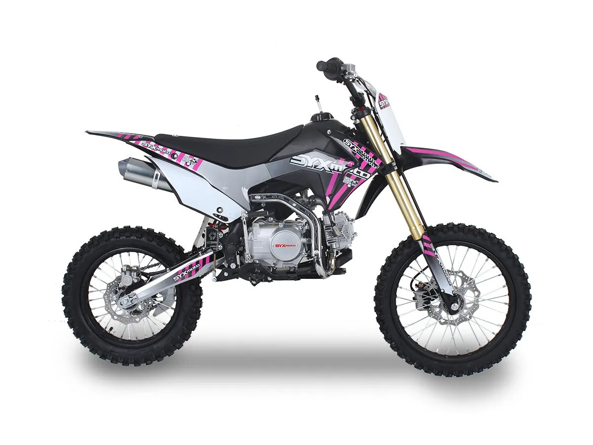 Ice Bear Whip 125 Pit/dirt Bike, Kick Start, 4 Speed Manual Trans, 17 inch front tire, 33 inch seat height  (Special Price 2022 Model)