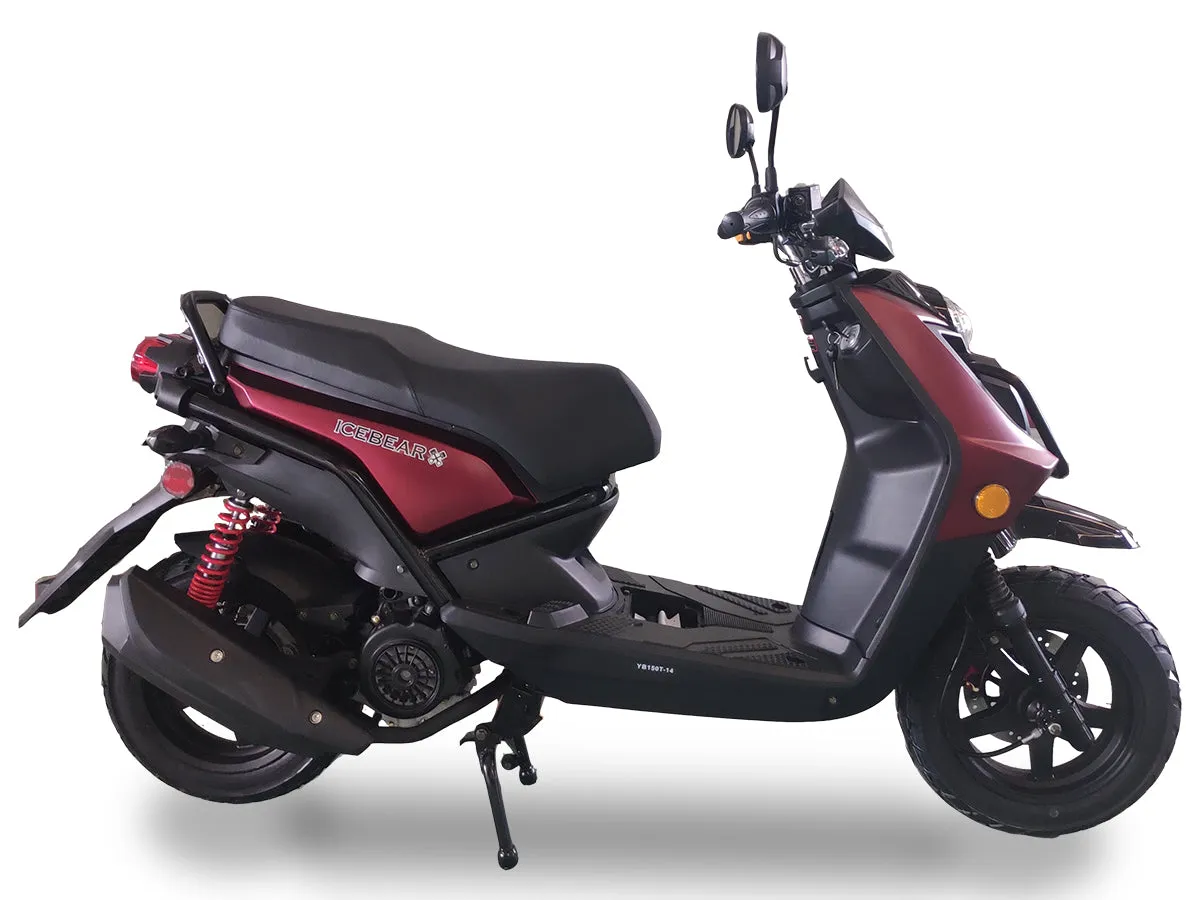 Icebear Vision PMZ 150-17 150cc Scooter. 12 inch rims, automatic trans, electric start, CA Legal