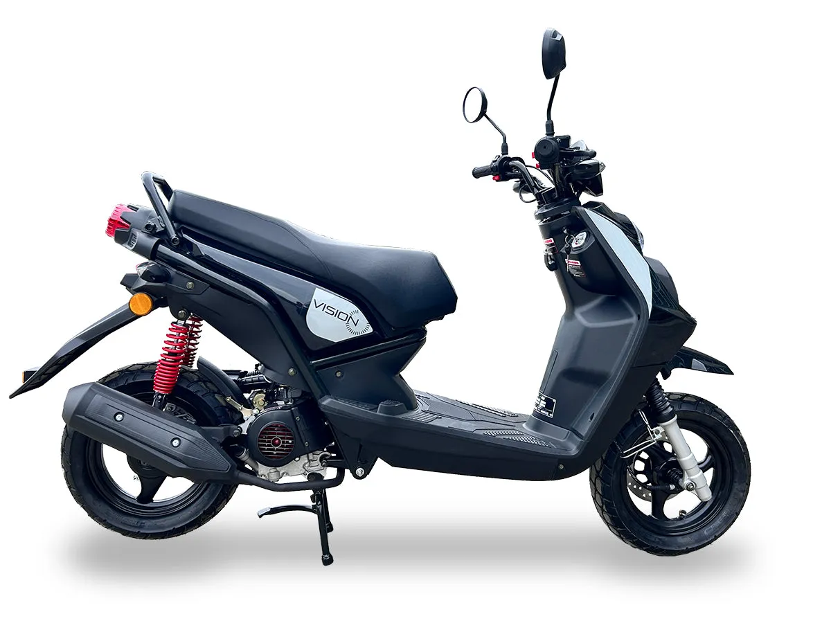 Icebear Vision PMZ 150-17 150cc Scooter. 12 inch rims, automatic trans, electric start, CA Legal