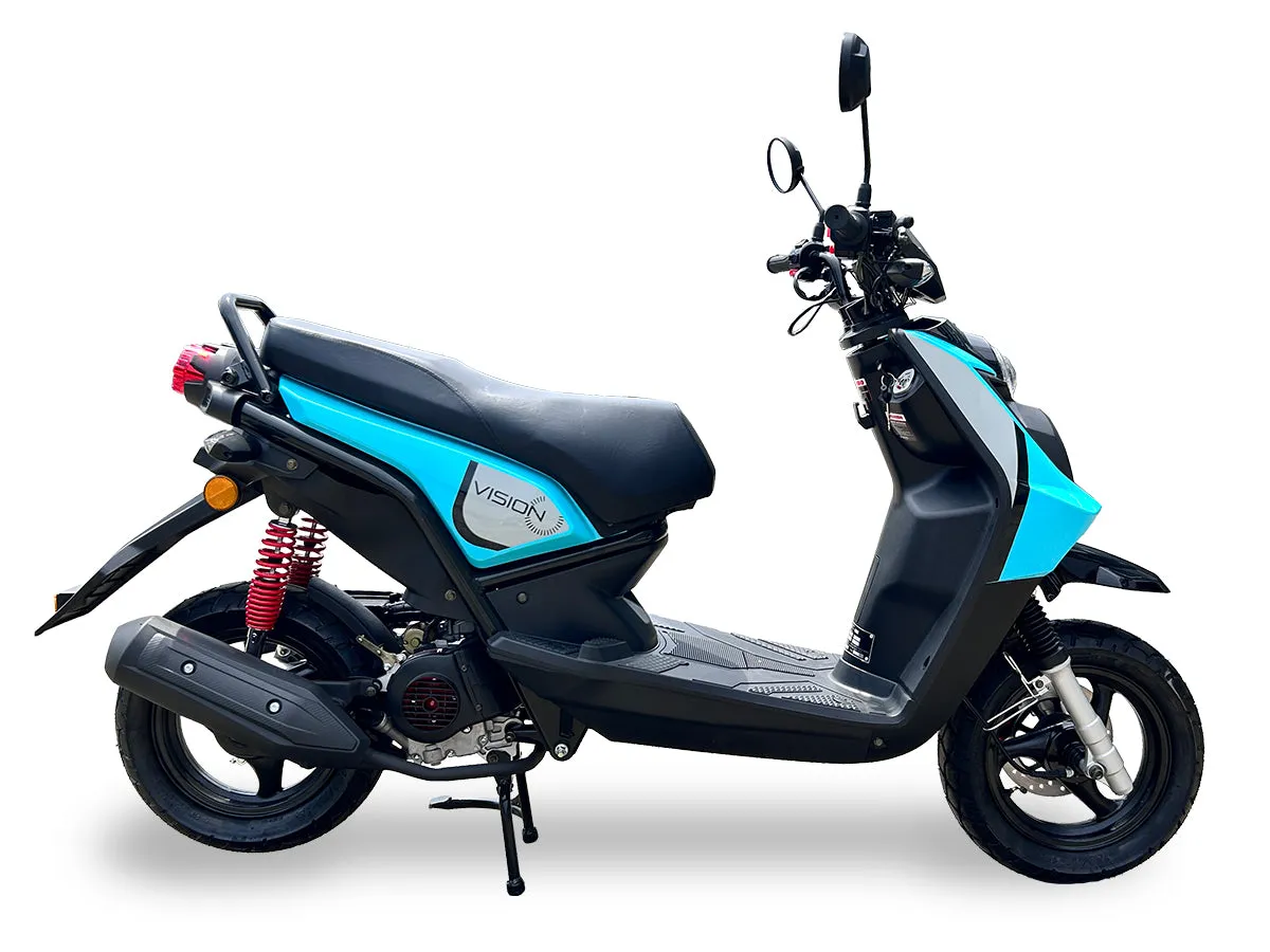 Icebear Vision PMZ 150-17 150cc Scooter. 12 inch rims, automatic trans, electric start, CA Legal