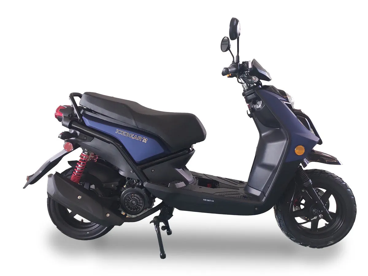 Icebear Vision PMZ 150-17 150cc Scooter. 12 inch rims, automatic trans, electric start, CA Legal