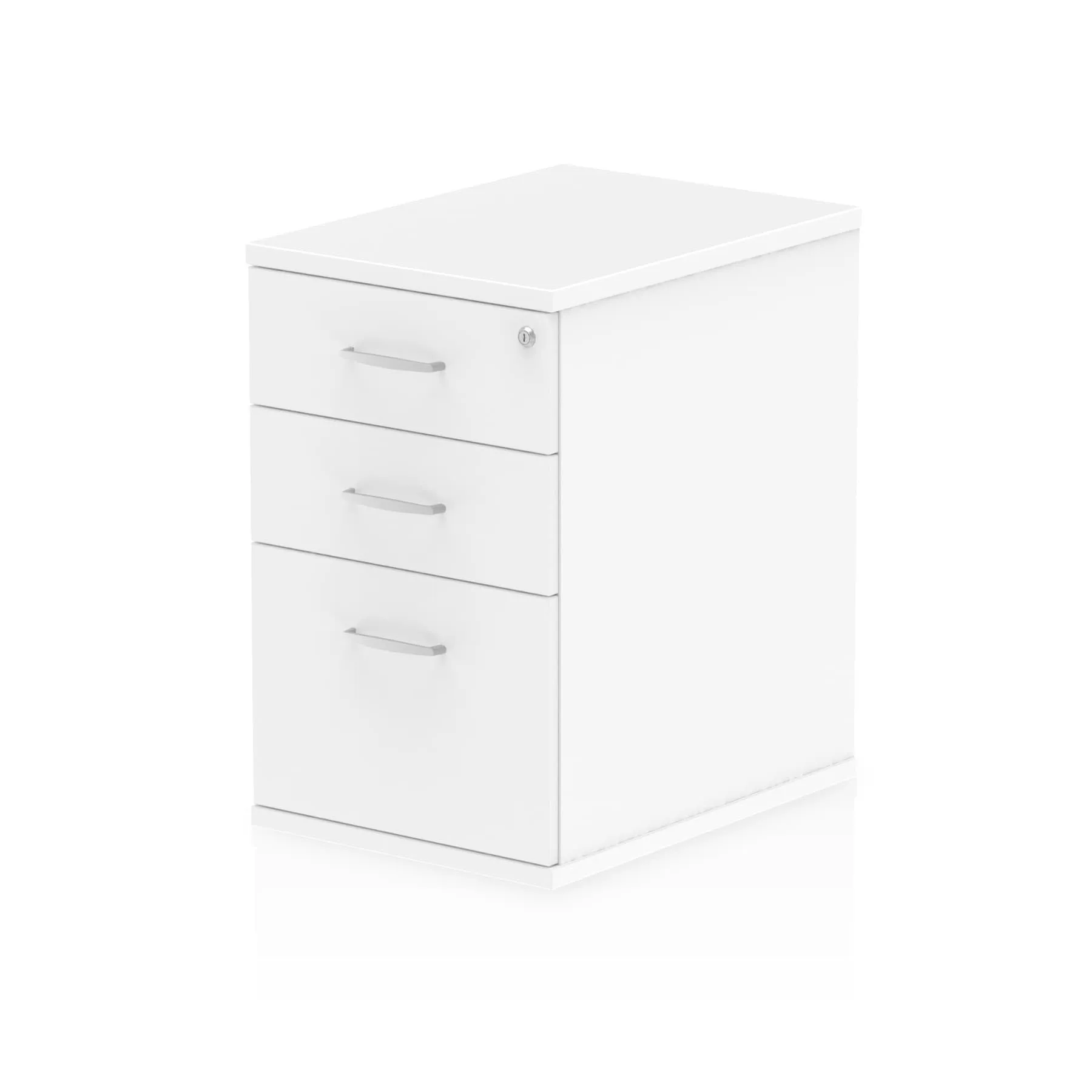 Impulse Desk High Pedestal - 3 Lockable Drawers, MFC Material, 430x600/800x730mm, 25mm Thickness, 5-Year Guarantee