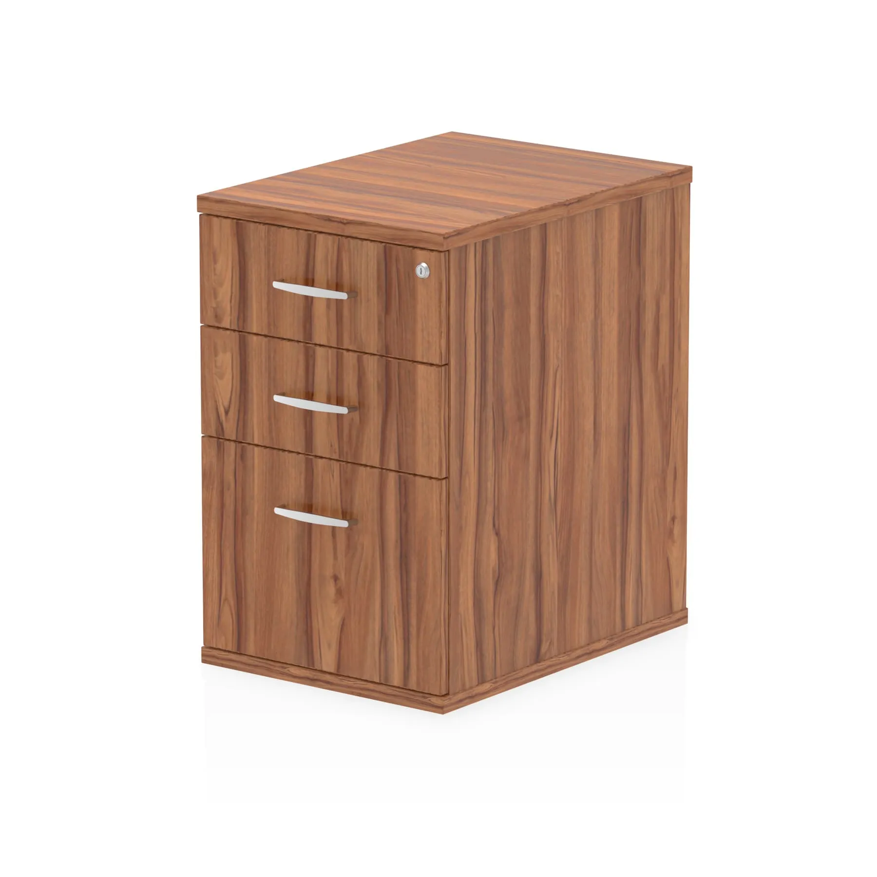 Impulse Desk High Pedestal - 3 Lockable Drawers, MFC Material, 430x600/800x730mm, 25mm Thickness, 5-Year Guarantee