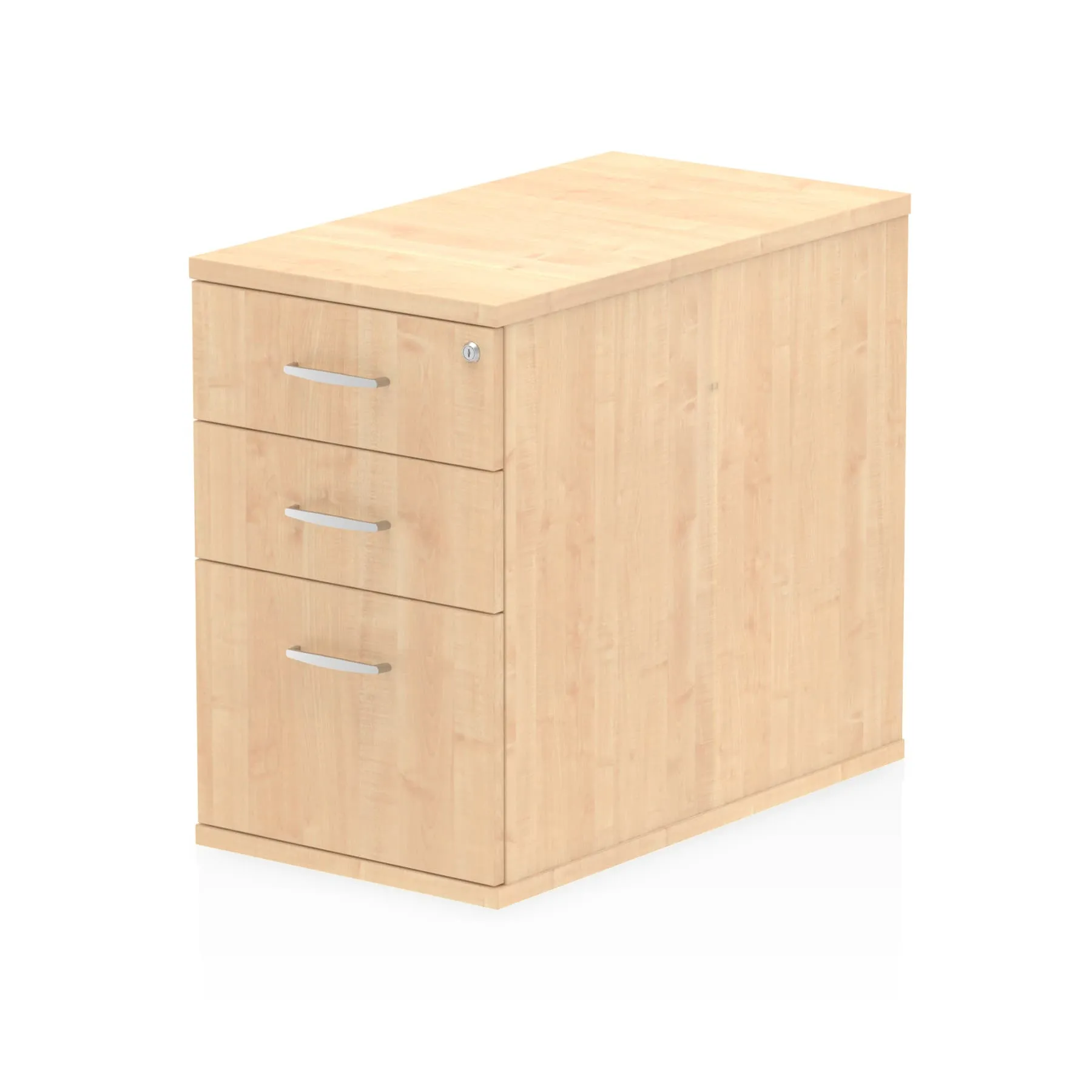 Impulse Desk High Pedestal - 3 Lockable Drawers, MFC Material, 430x600/800x730mm, 25mm Thickness, 5-Year Guarantee