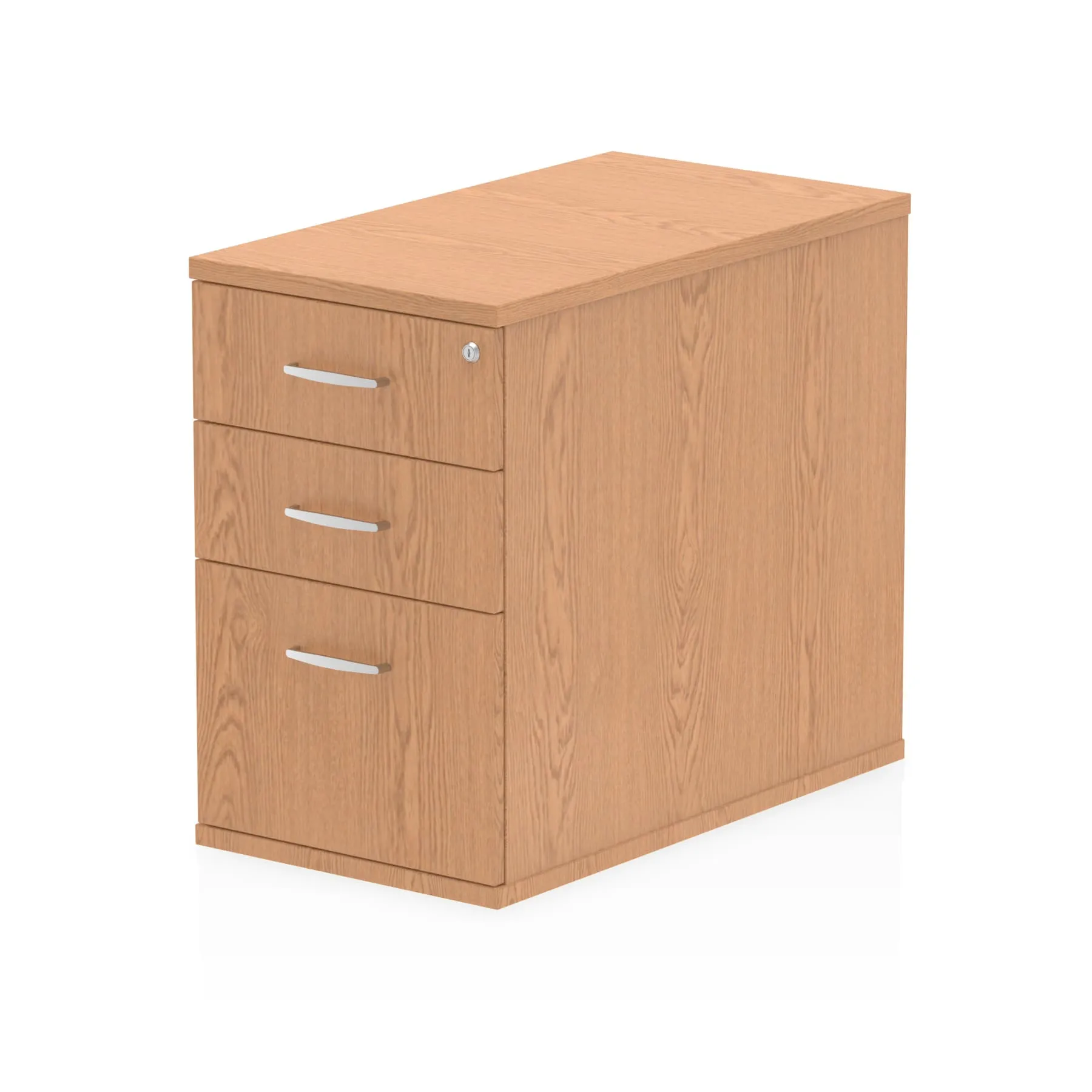 Impulse Desk High Pedestal - 3 Lockable Drawers, MFC Material, 430x600/800x730mm, 25mm Thickness, 5-Year Guarantee