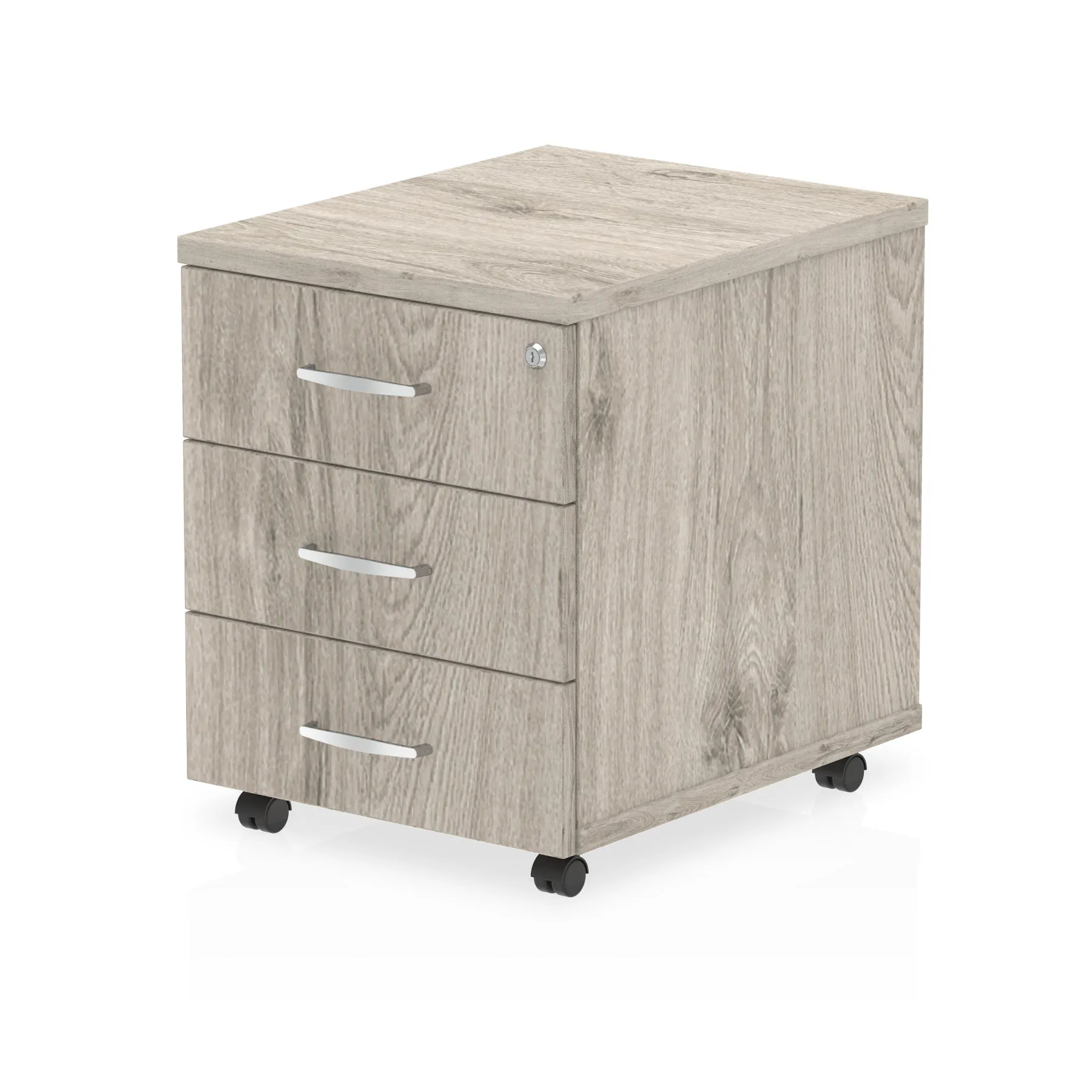 Impulse Mobile Pedestal - 2/3 Lockable Drawers, MFC Material, 430x500x510mm, 25mm Thickness, 5-Year Guarantee