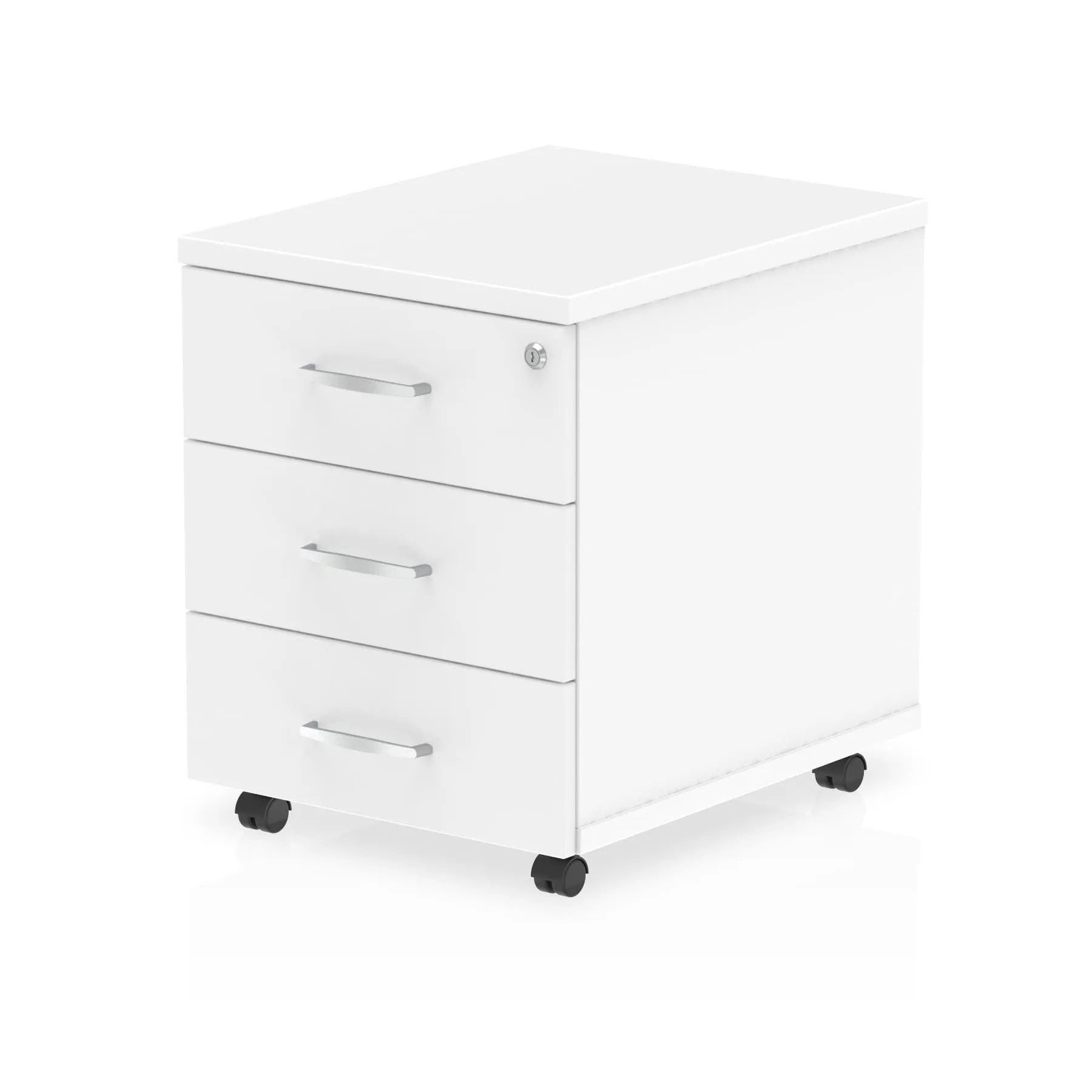 Impulse Mobile Pedestal - 2/3 Lockable Drawers, MFC Material, 430x500x510mm, 25mm Thickness, 5-Year Guarantee