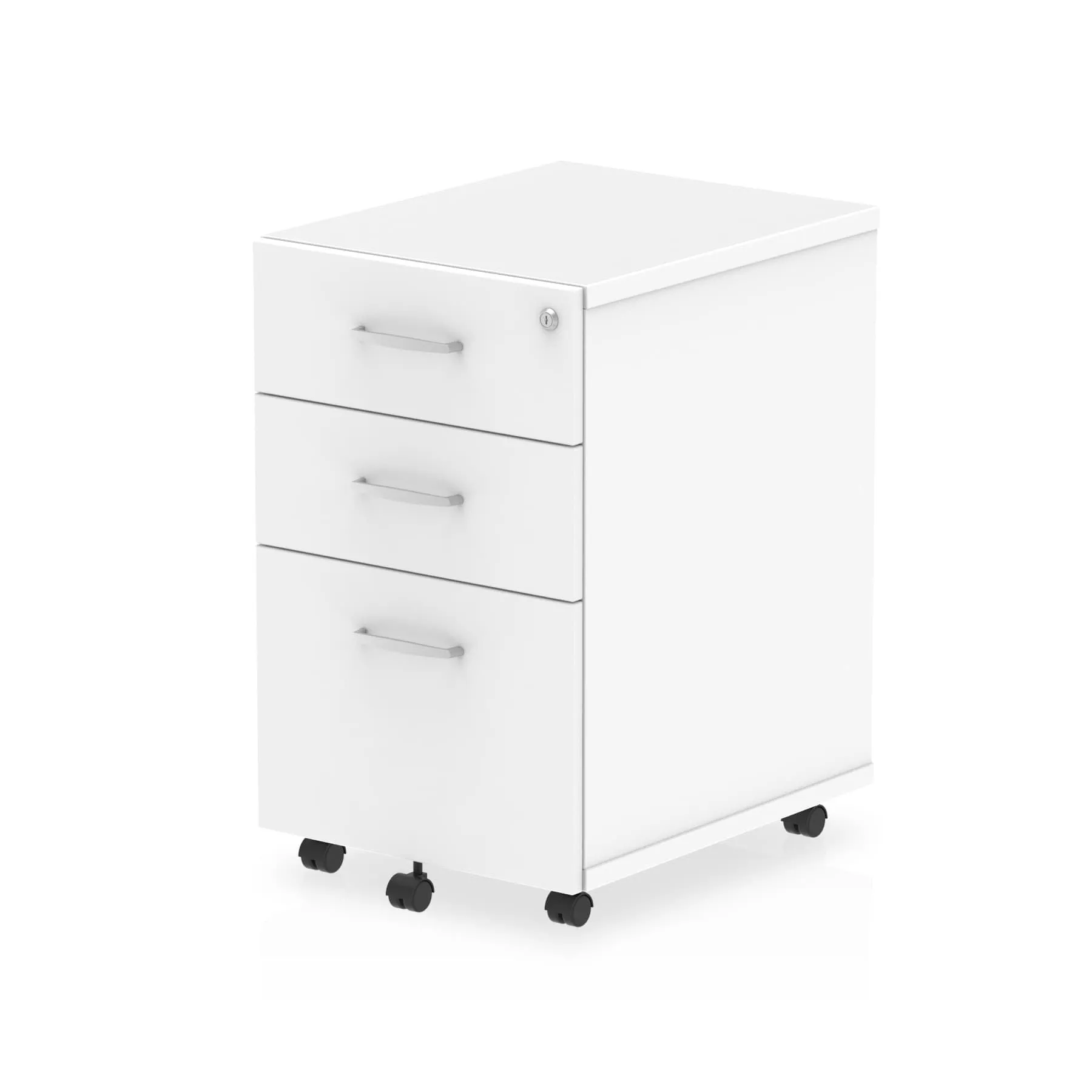 Impulse Under Desk Pedestal - 3 Drawers, 1 Filing Drawer, Lockable, MFC Material, Self-Assembly, 5-Year Guarantee, 440x550x695mm