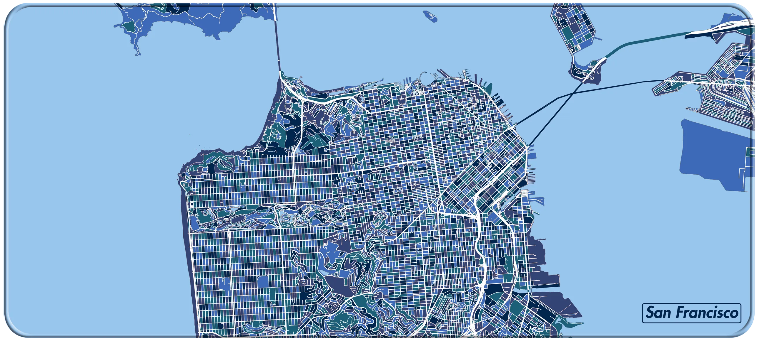 Keebmonkey City Desk Mat V3