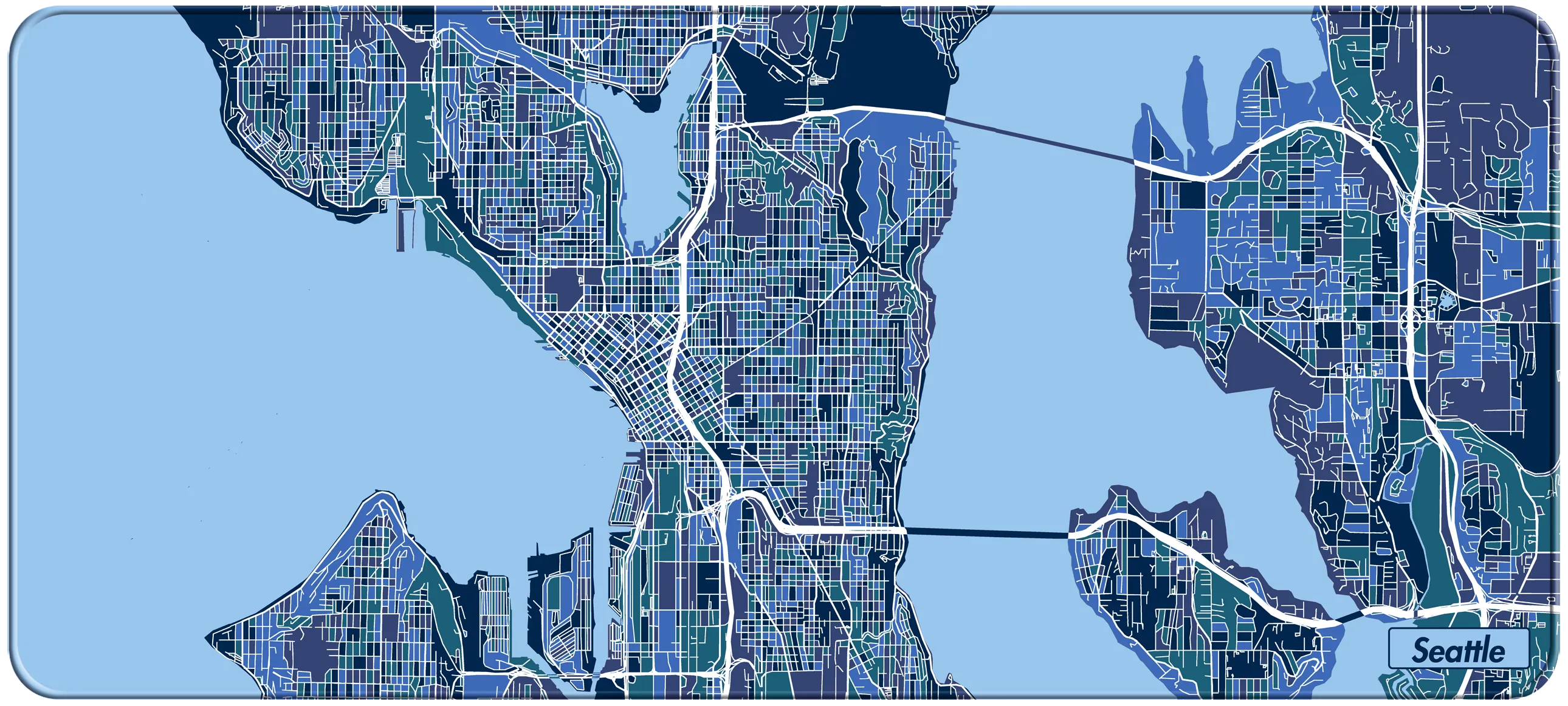 Keebmonkey City Desk Mat V3