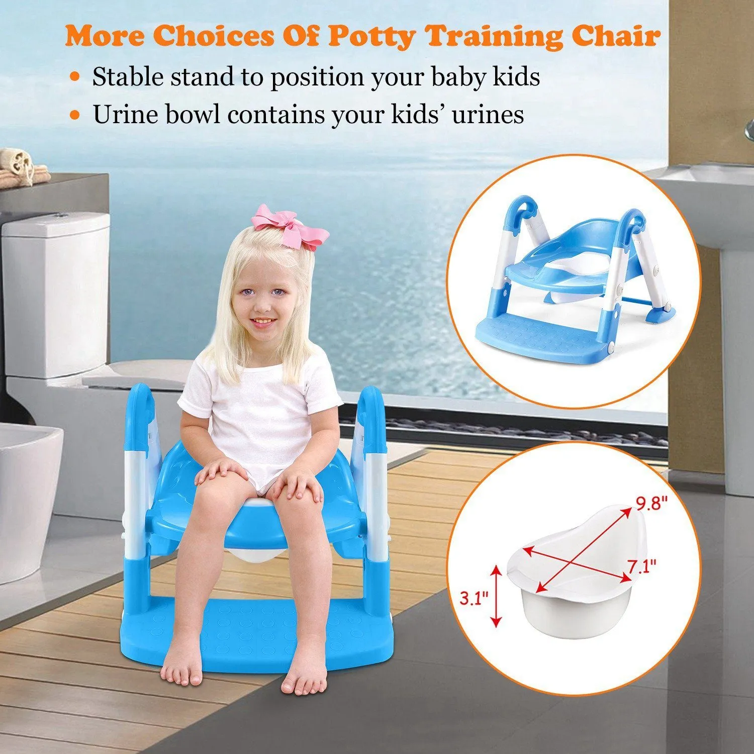 Kids Toilet Seat Toddler Potty Training Chair