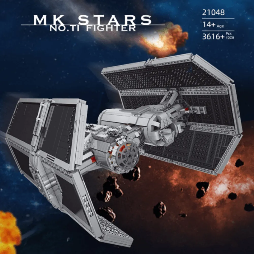 Kidstoylover - Mould King 21048 T1 Fighter Tie Bomber Blocks