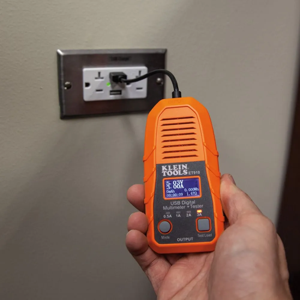 Klein ET910 USB-A Digital Meter and Tester