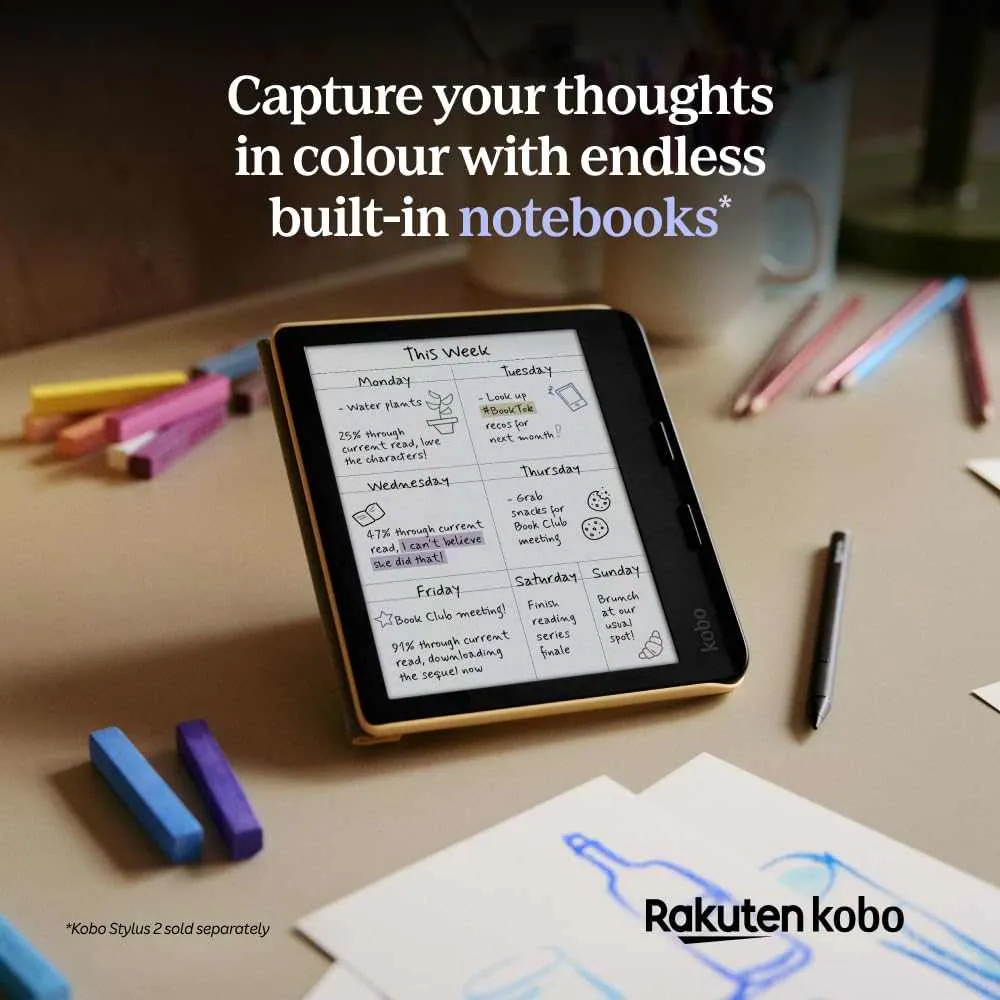 Kobo Libra Colour | eReader | 7” Glare-Free Colour E Ink Kaleido