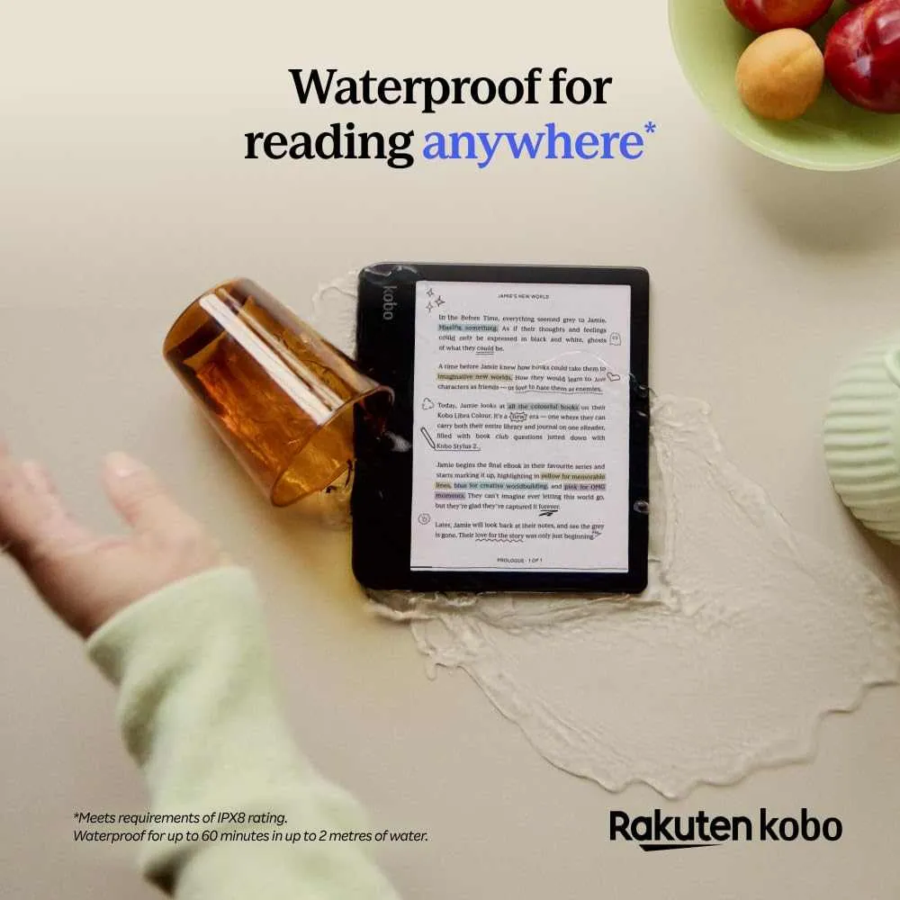 Kobo Libra Colour | eReader | 7” Glare-Free Colour E Ink Kaleido