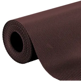 Kuber Industries Multipurpose Diamond Textured Super Strong Anti-Slip Mat Liner, 3 Meter Roll (Brown) - CTKTC045529, PVC