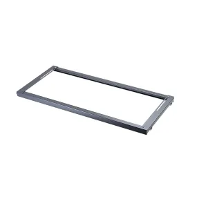 Lateral filing frame internal fitment for systems storage - graphite grey