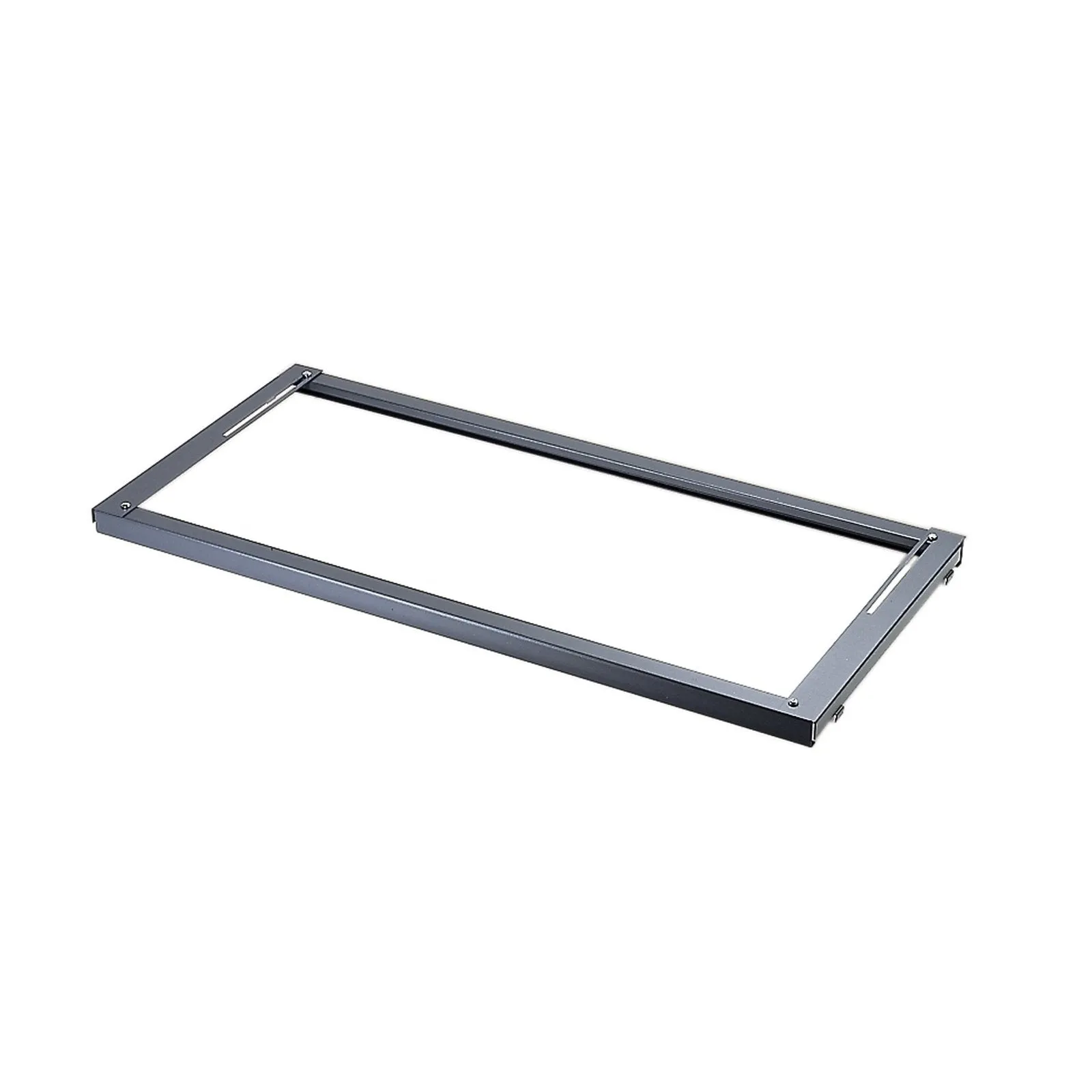 Lateral filing frame internal fitment for systems storage - graphite grey