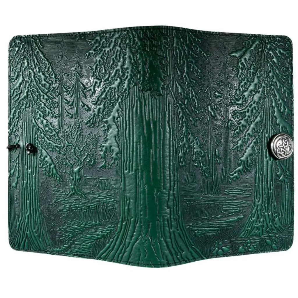 Leather Refillable Journal Notebook, Forest