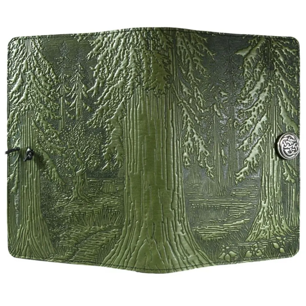 Leather Refillable Journal Notebook, Forest