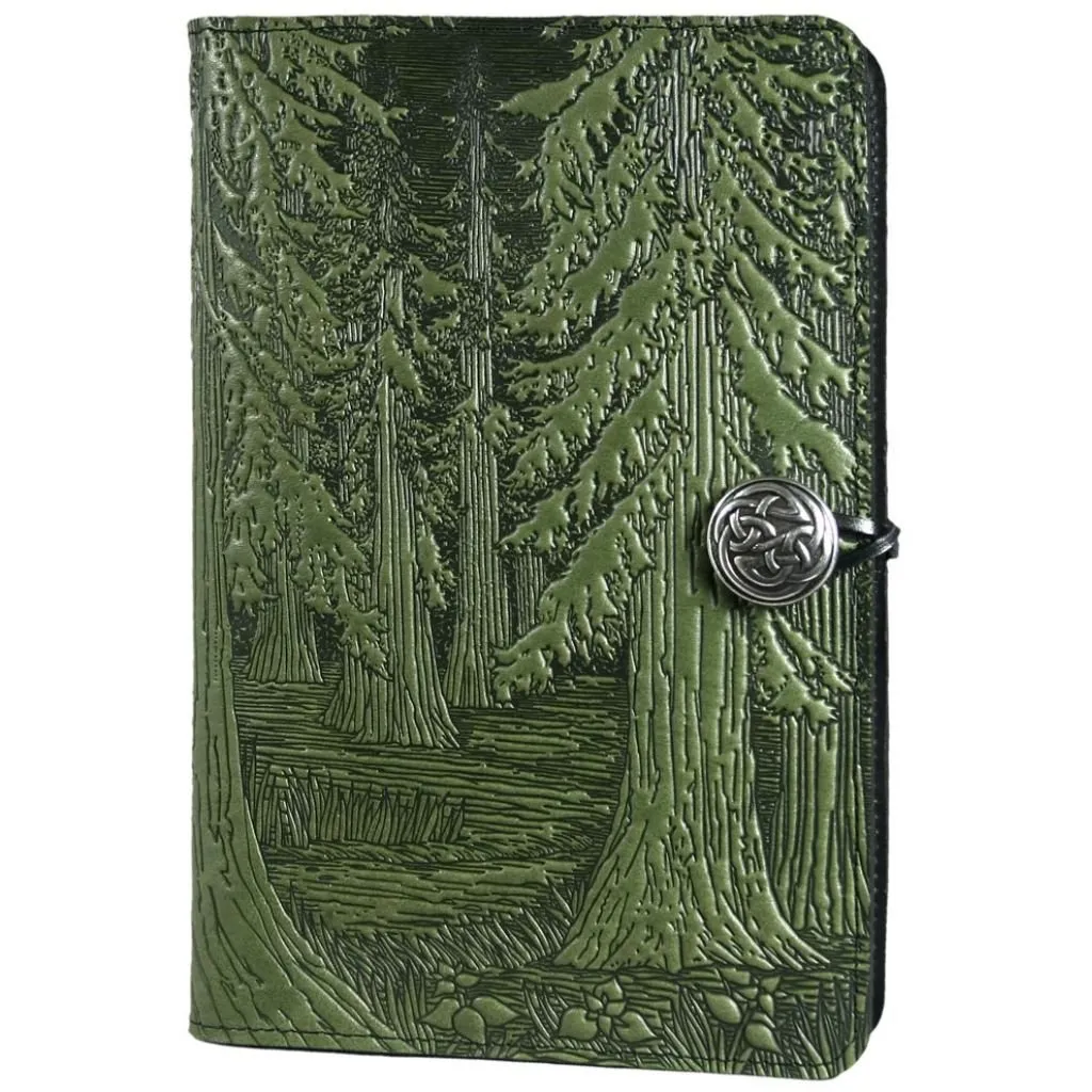 Leather Refillable Journal Notebook, Forest