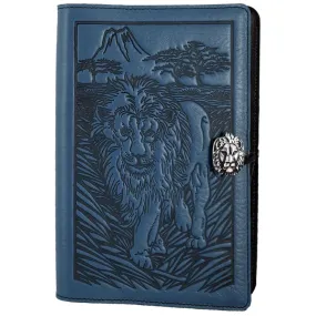 Leather Refillable Journal Notebook, Lion