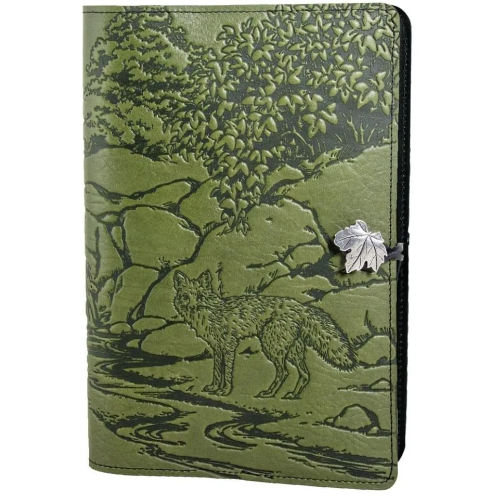 Leather Refillable Journal Notebook, Mr. Fox