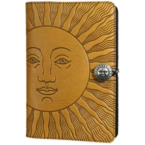 Leather Refillable Journal Notebook, Sun