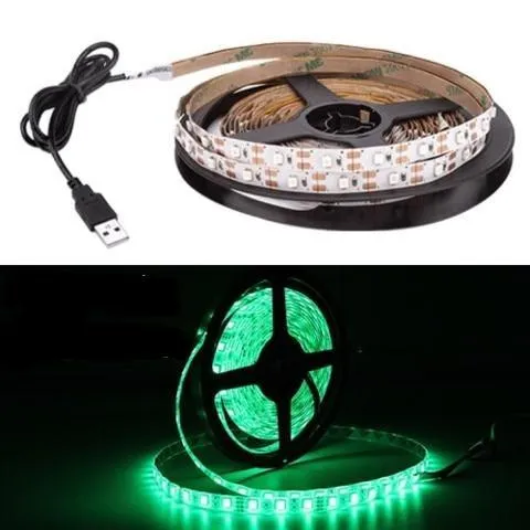 LED Strip Lights -DC 5V 3Key USB Cable Power Flexible 50CM 1M 2M 3M 4M 5M