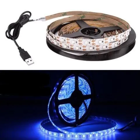 LED Strip Lights -DC 5V 3Key USB Cable Power Flexible 50CM 1M 2M 3M 4M 5M