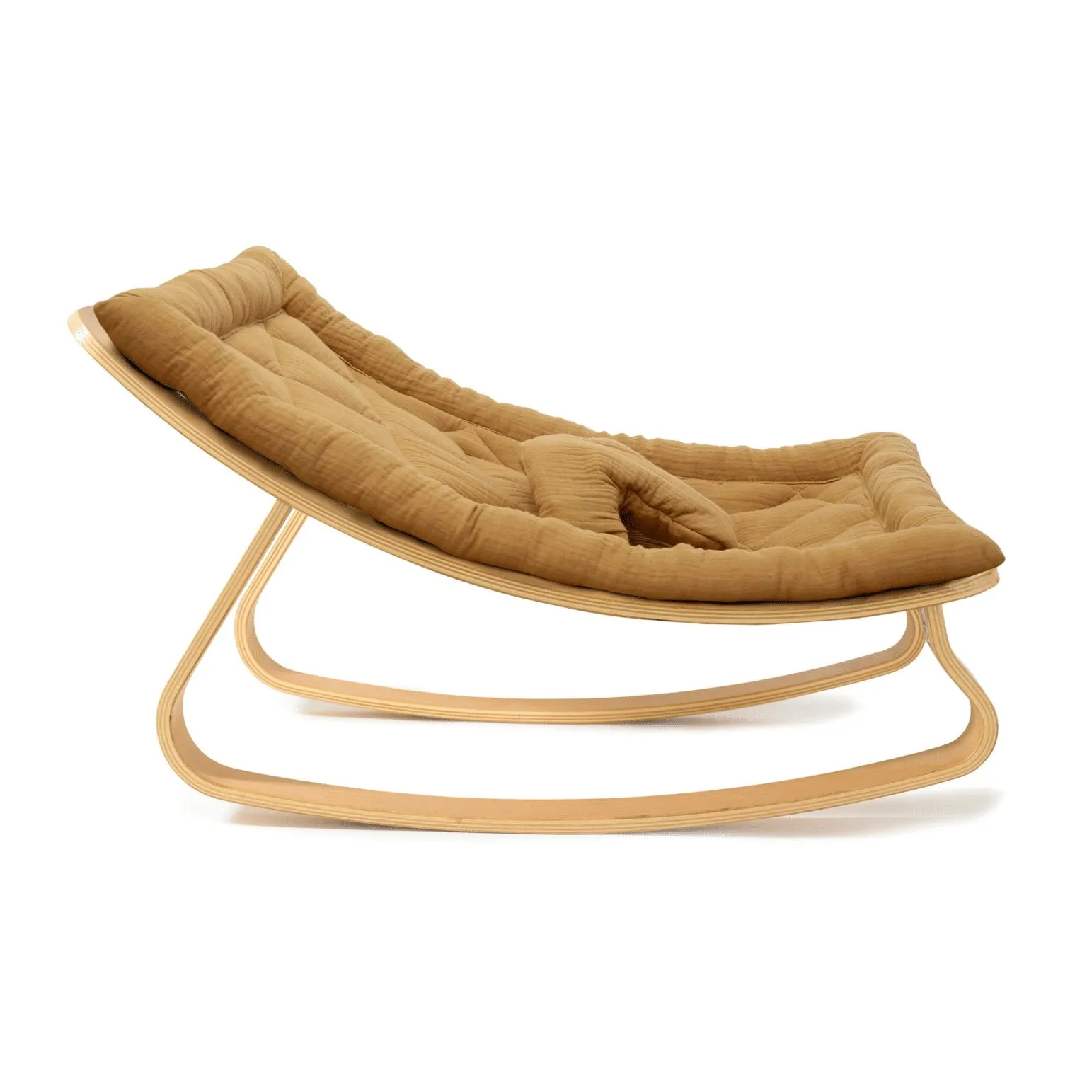 LEVO Baby Rocker | Beech   Camel by Charlie Crane