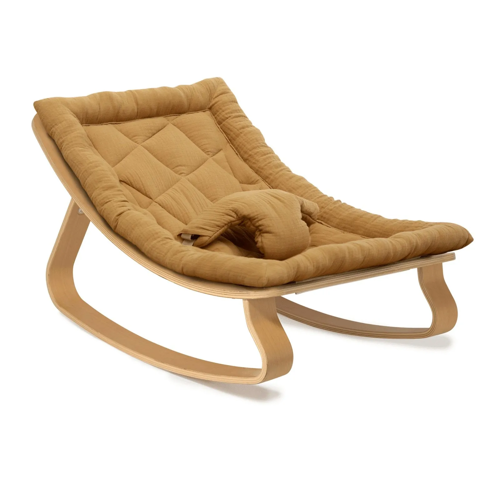 LEVO Baby Rocker | Beech   Camel by Charlie Crane