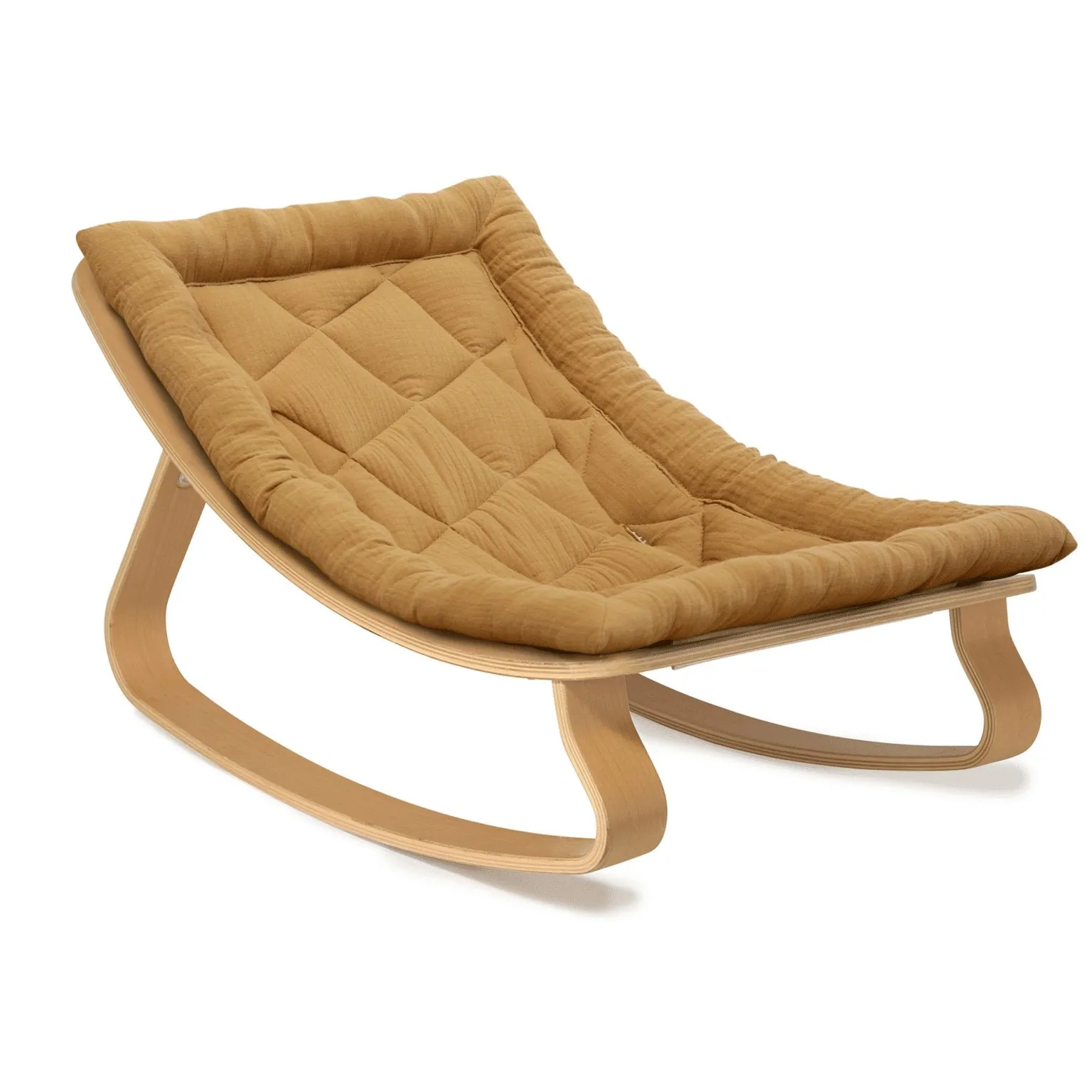 LEVO Baby Rocker | Beech   Camel by Charlie Crane