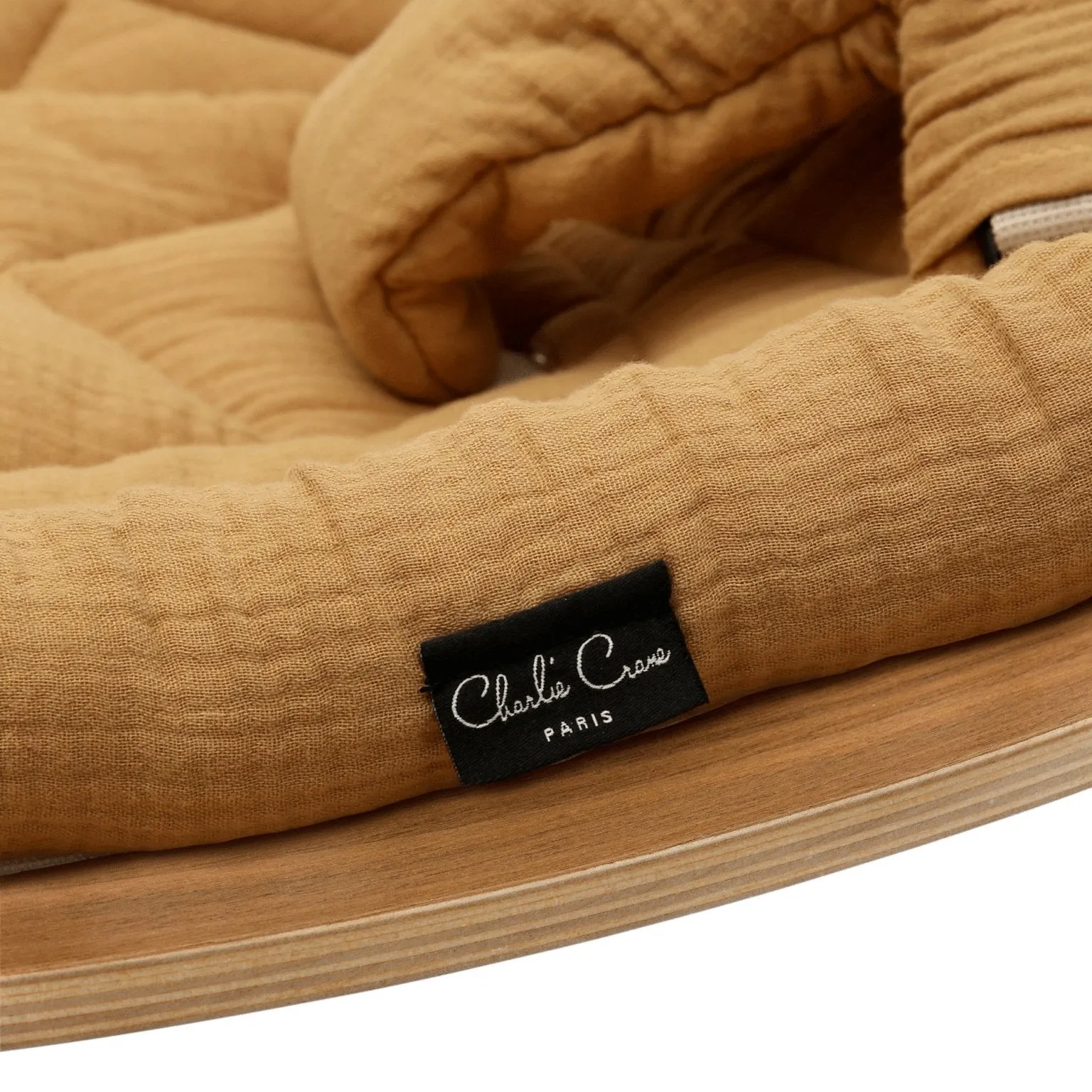 LEVO Baby Rocker | Walnut   Camel by Charlie Crane