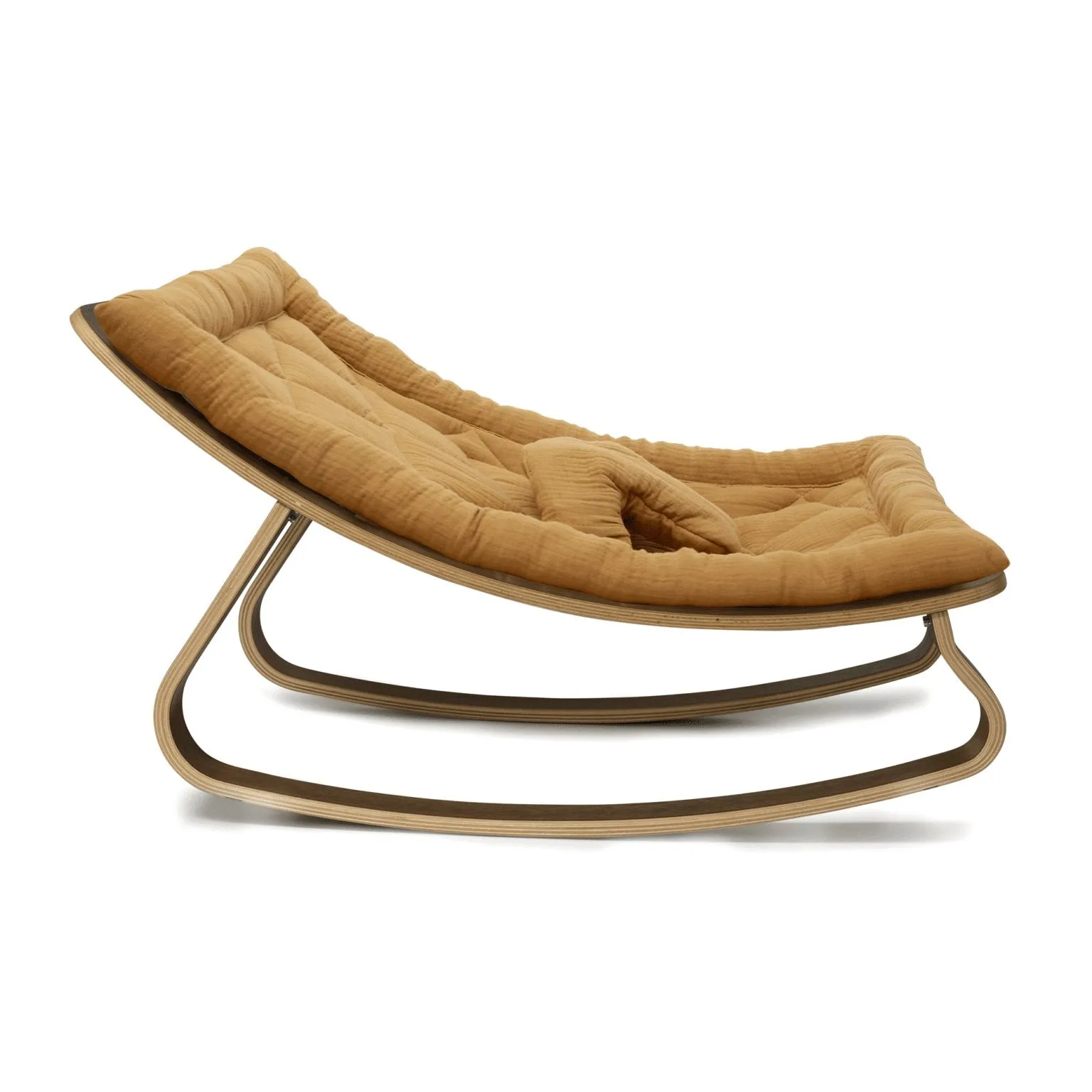 LEVO Baby Rocker | Walnut   Camel by Charlie Crane