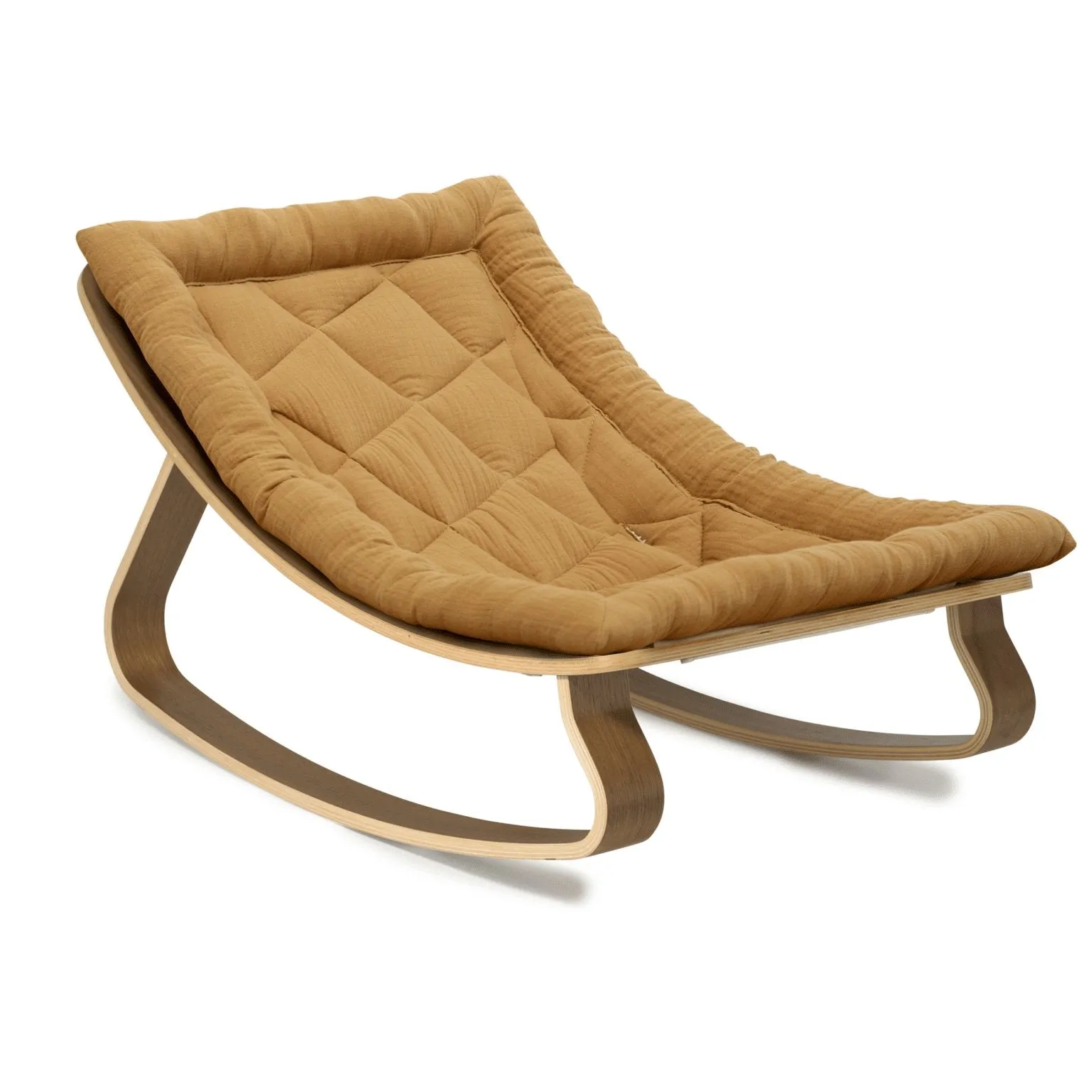 LEVO Baby Rocker | Walnut   Camel by Charlie Crane