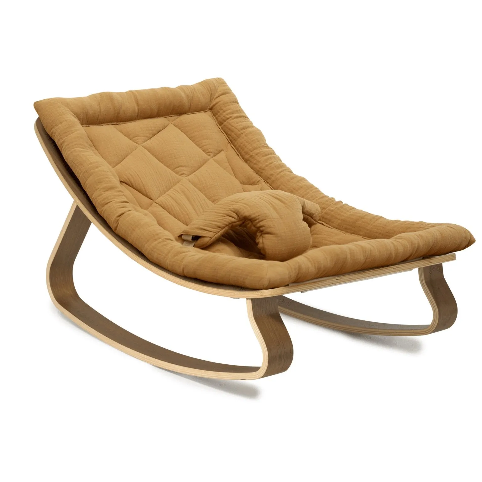 LEVO Baby Rocker | Walnut   Camel by Charlie Crane