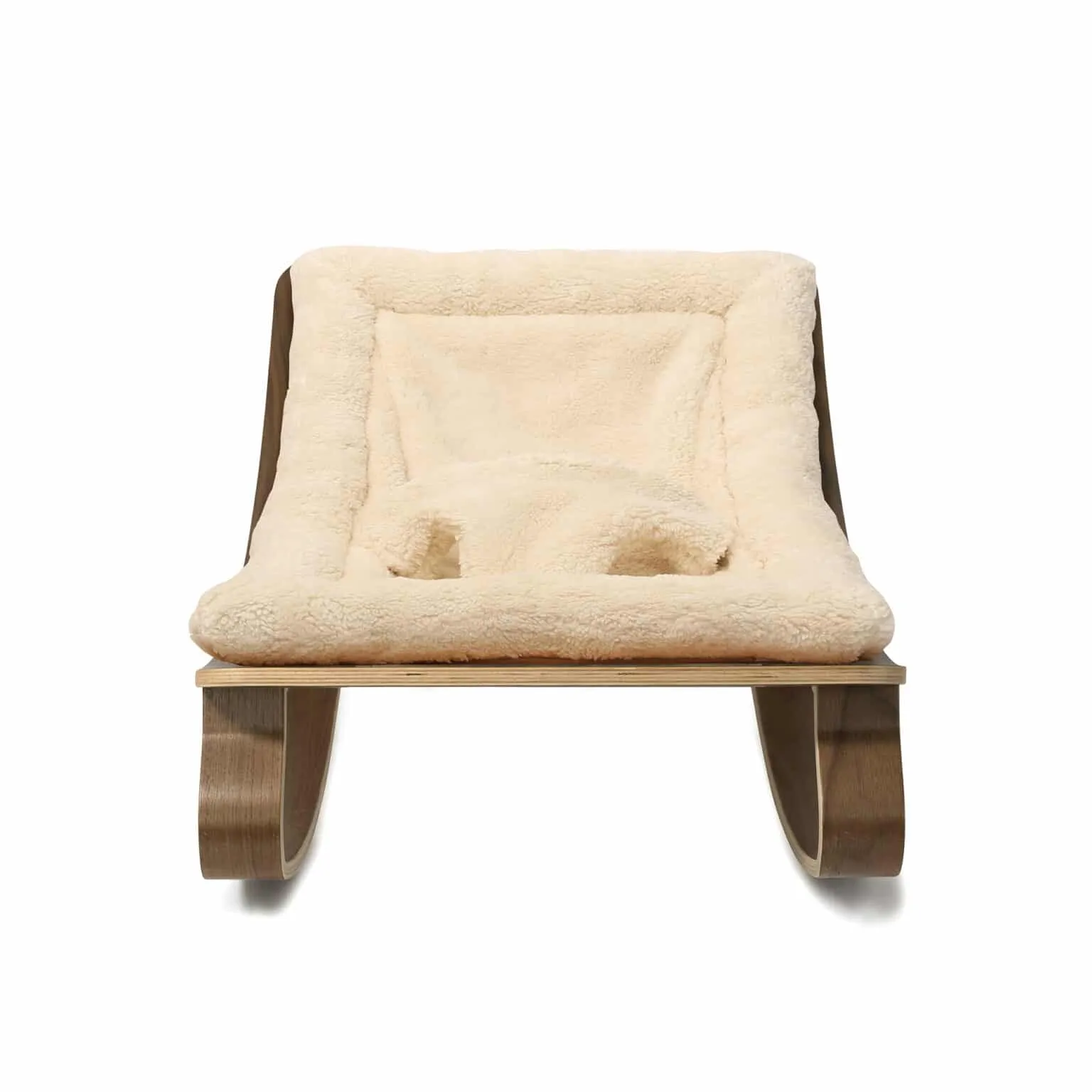 LEVO Baby Rocker | Walnut   Fur Milk by Charlie Crane