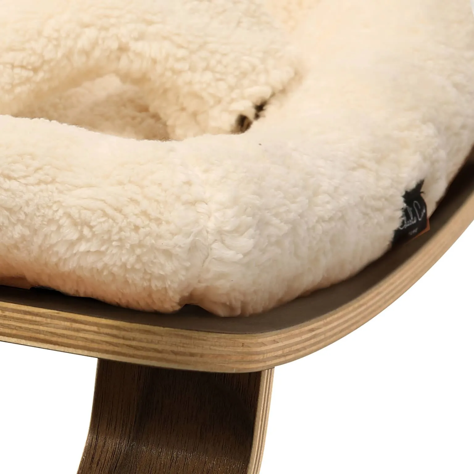 LEVO Baby Rocker | Walnut   Fur Milk by Charlie Crane