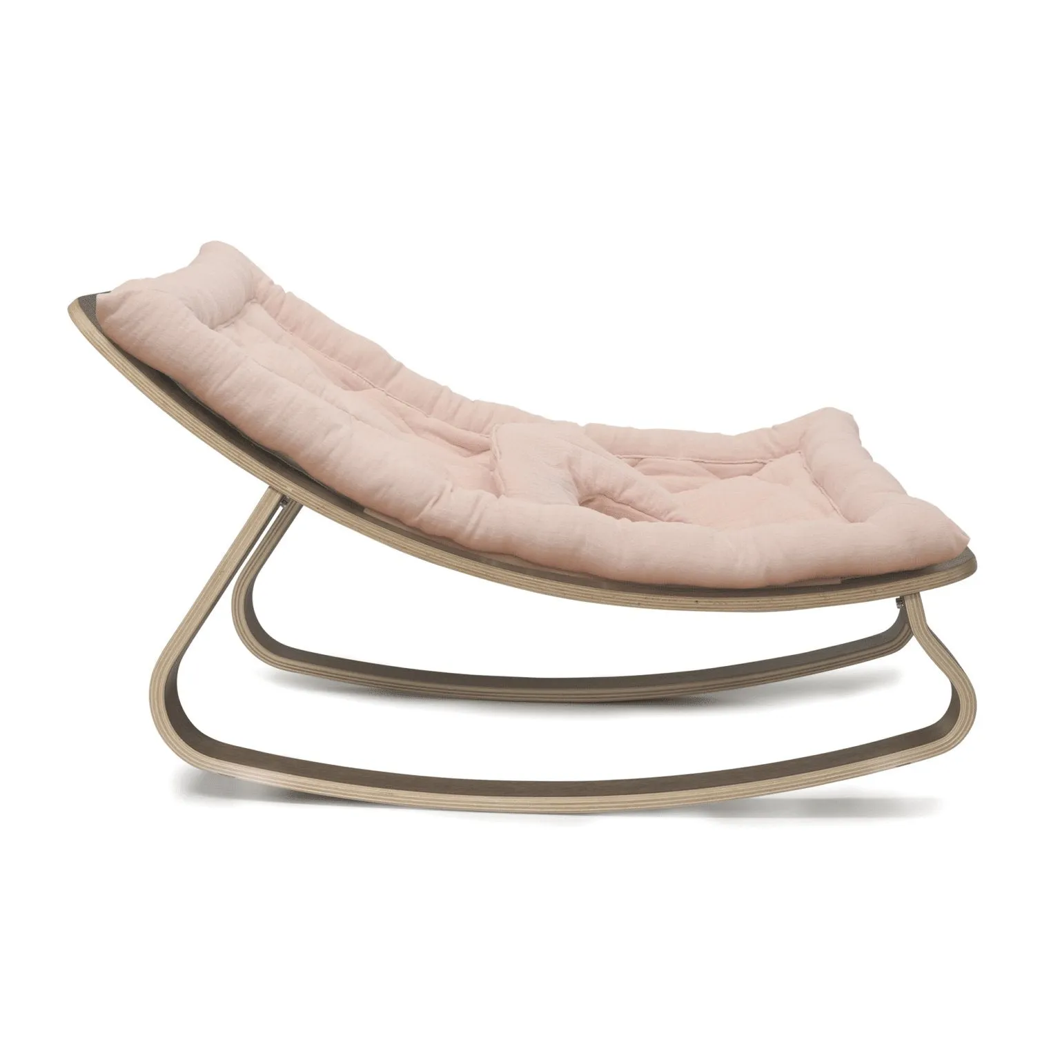 LEVO Baby Rocker | Walnut   Organic Nude by Charlie Crane