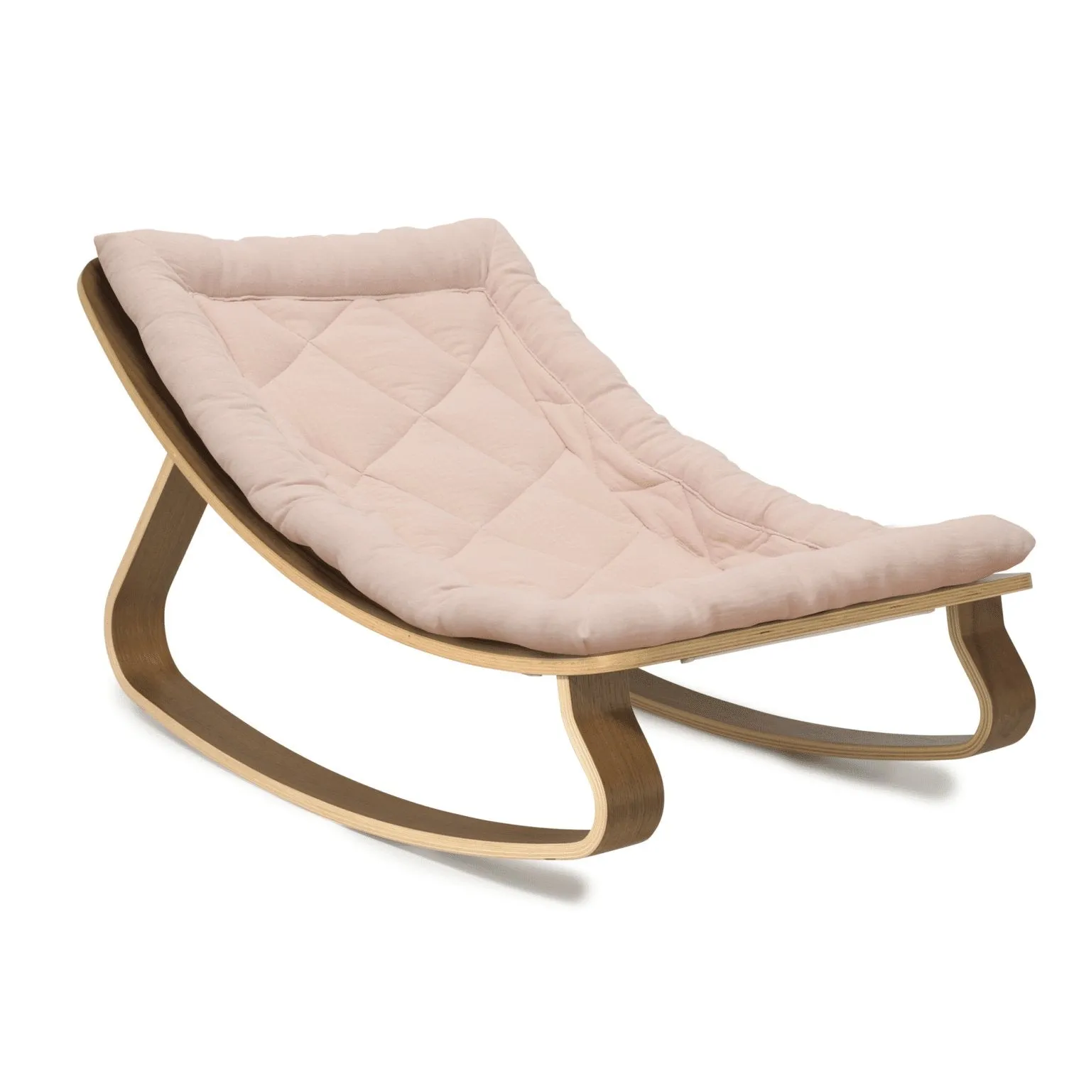 LEVO Baby Rocker | Walnut   Organic Nude by Charlie Crane