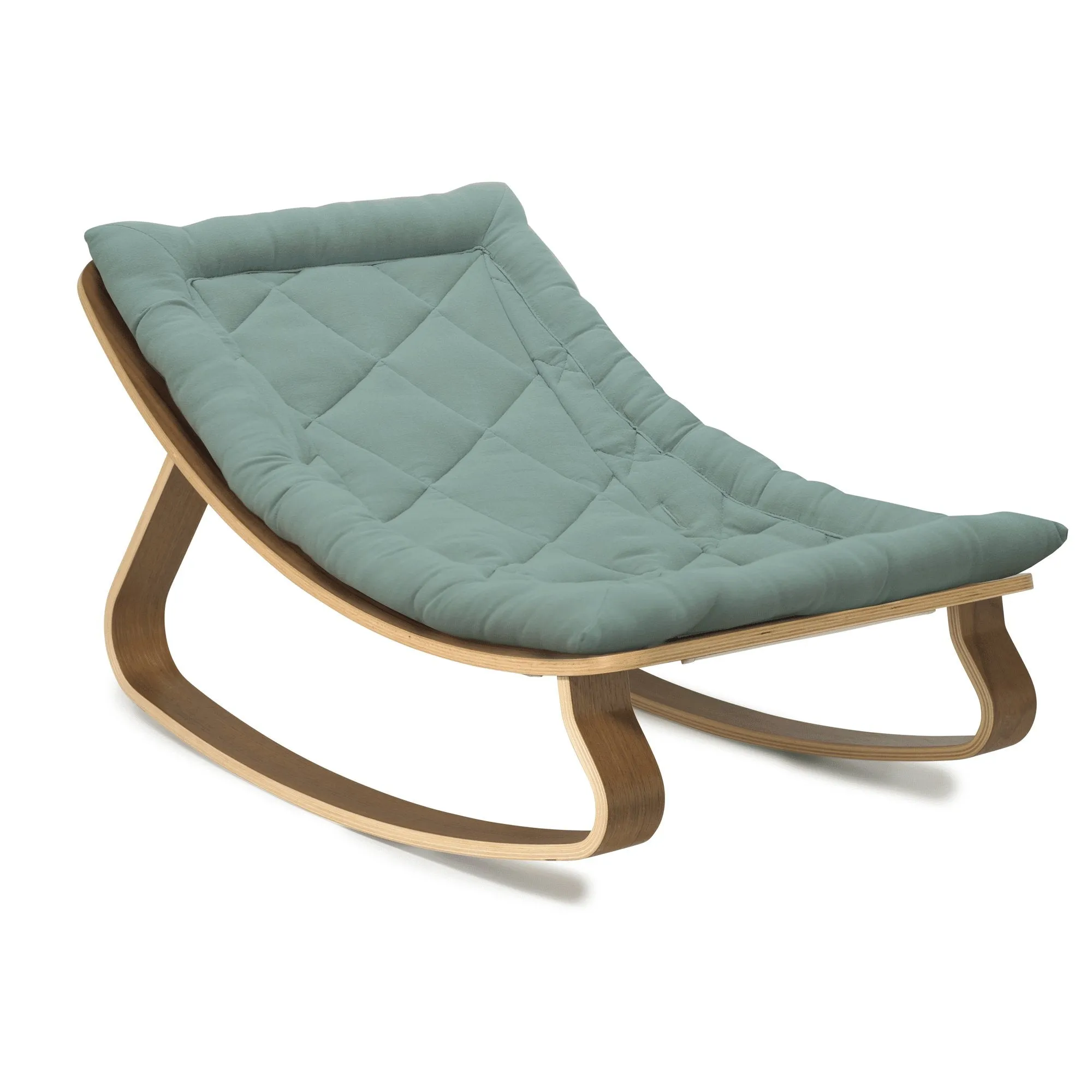 LEVO Baby Rocker | Walnut   Organic Orage by Charlie Crane