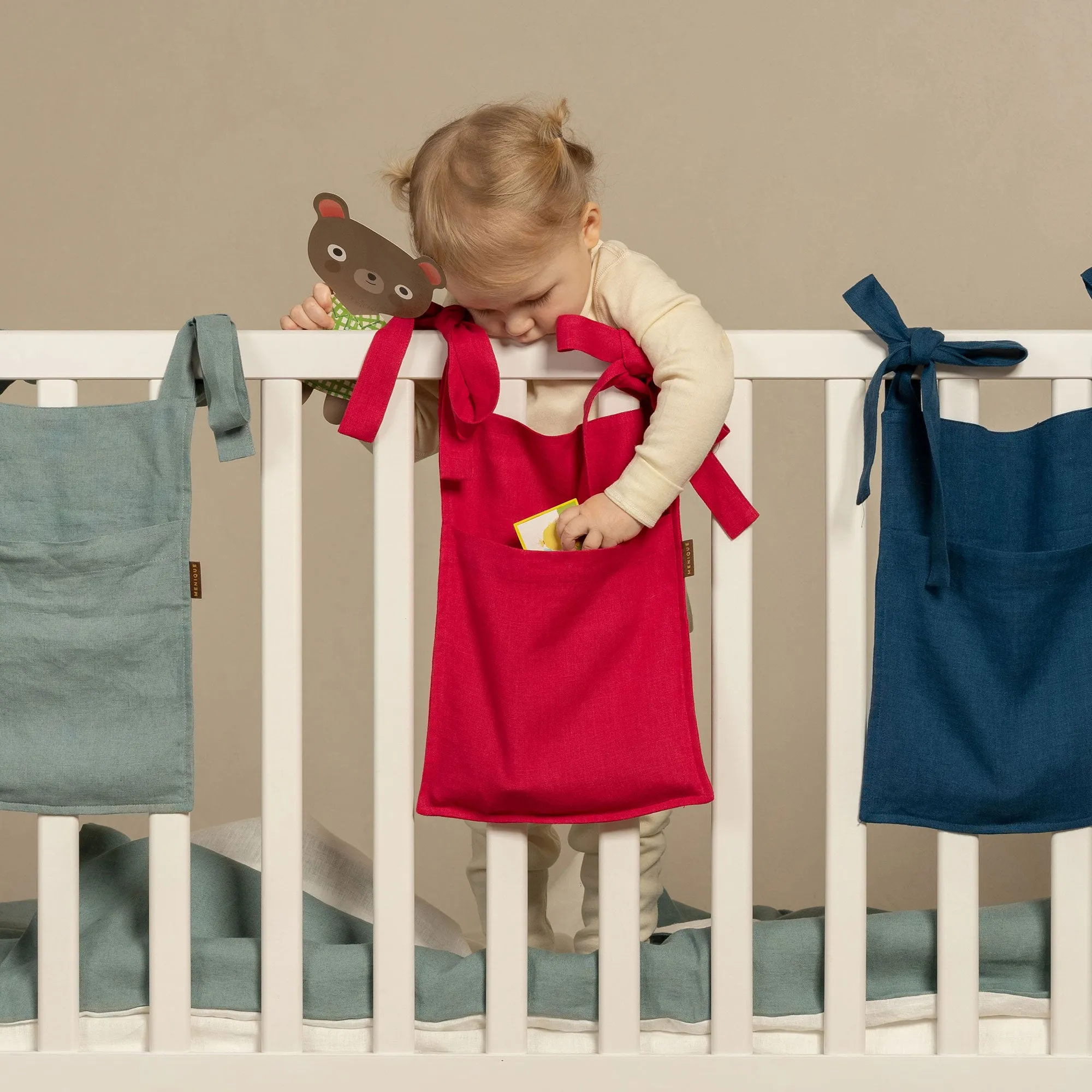 Linen Crib Organizer